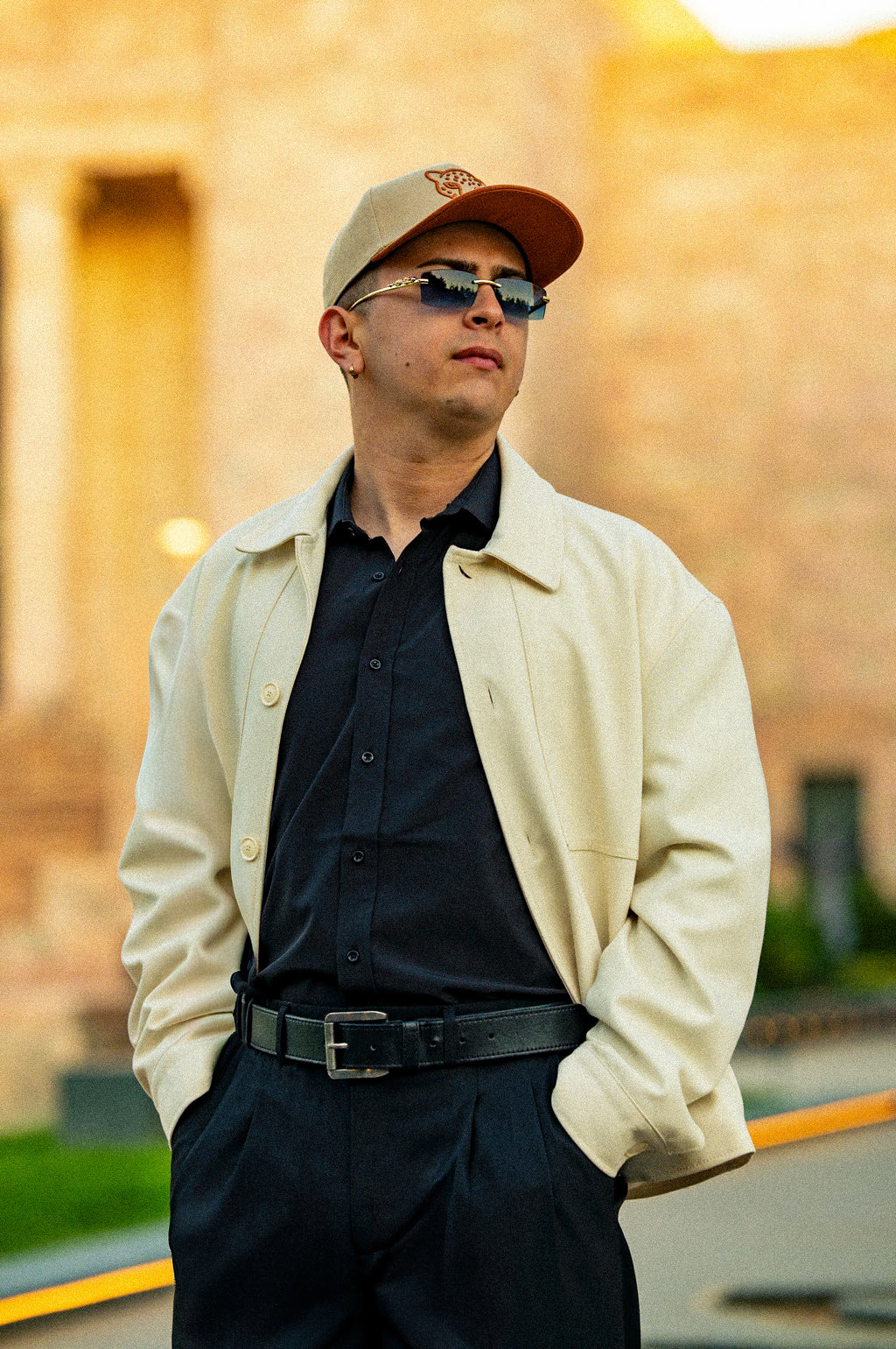 FEELDRAK CAP — BROWN / BEIGE