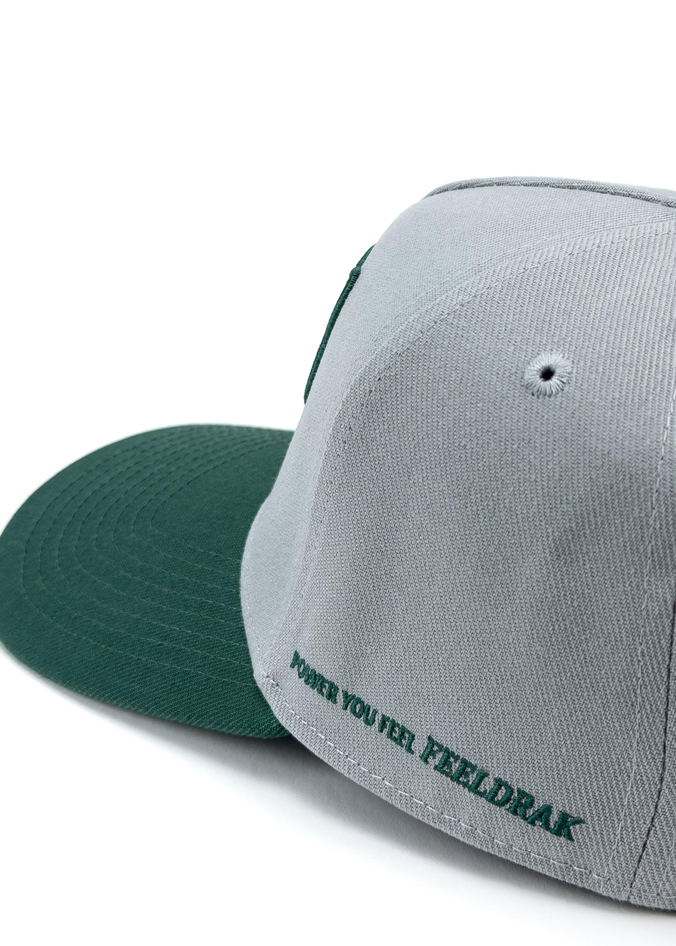 FEELDRAK CAP — WHITE / GREEN