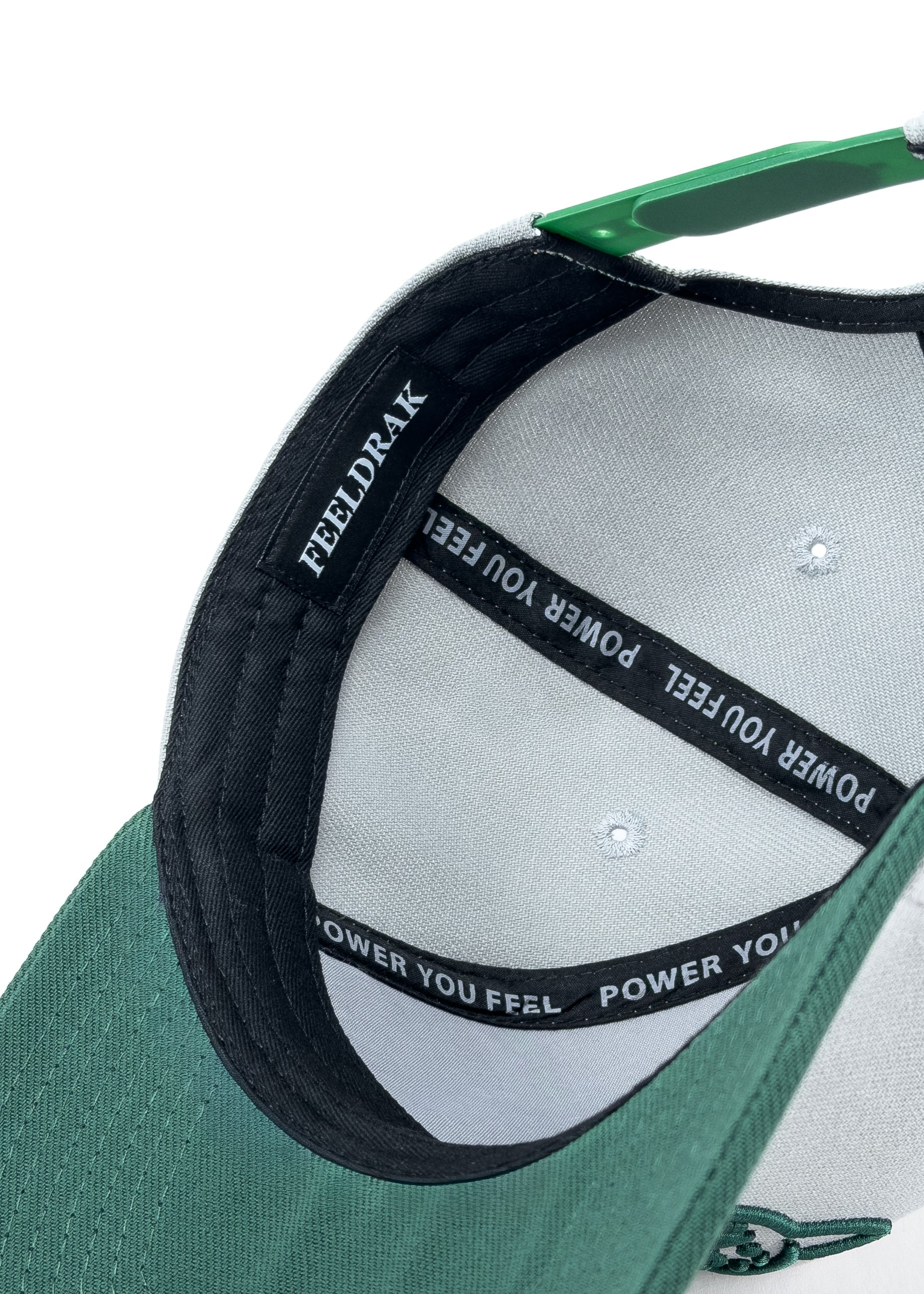 FEELDRAK CAP — WHITE / GREEN