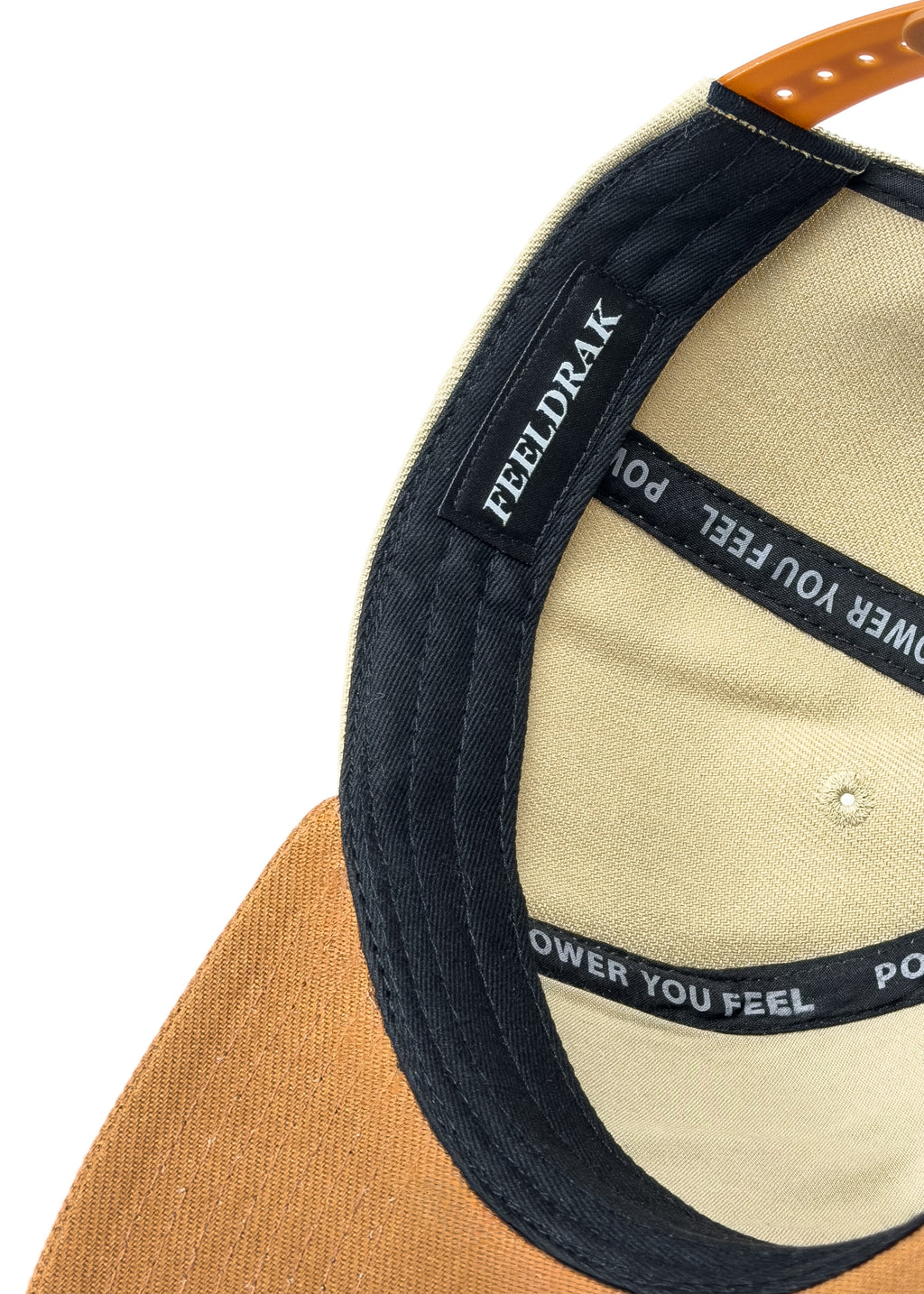 FEELDRAK CAP — BROWN / BEIGE