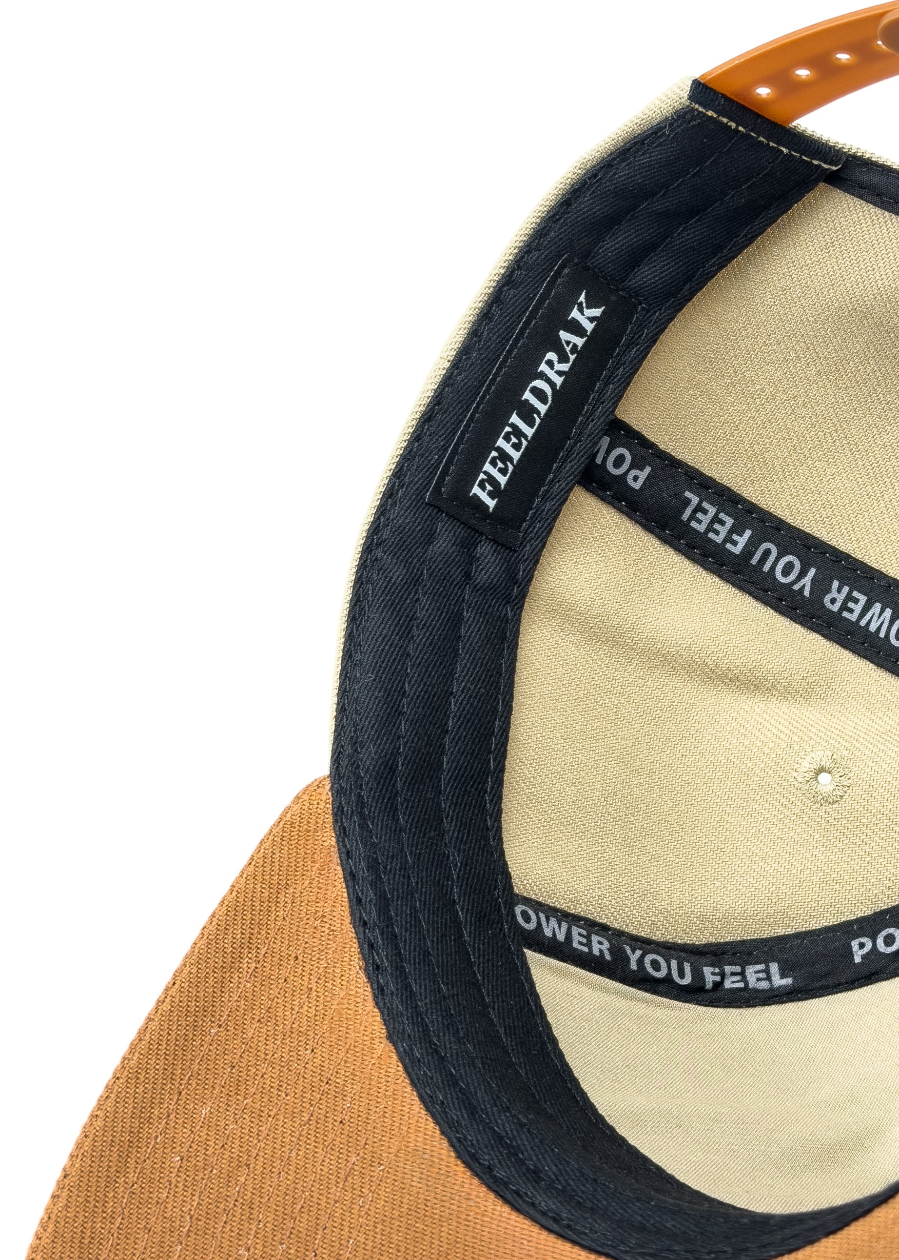 FEELDRAK CAP — BROWN / BEIGE